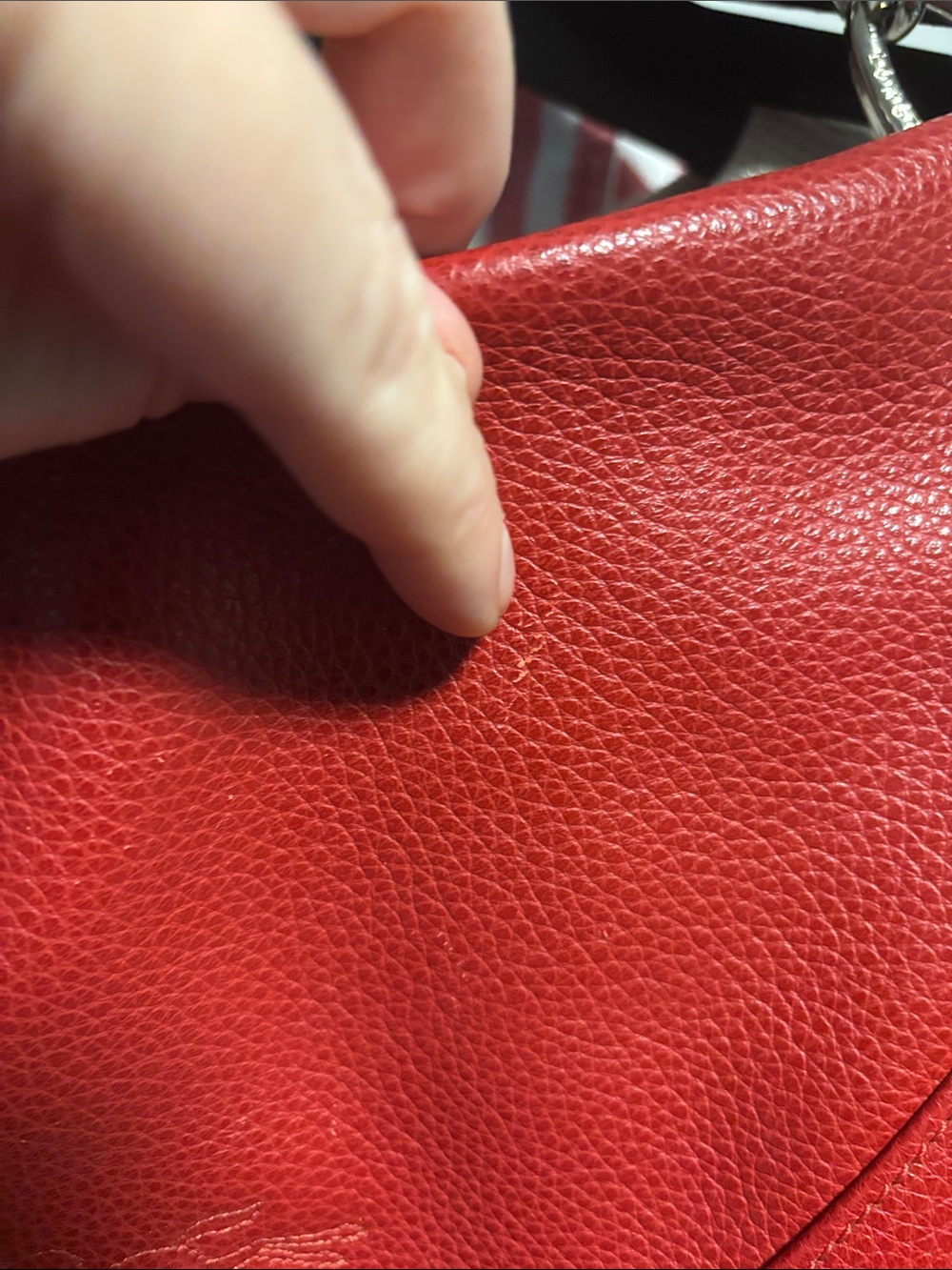 Longchamp Foulonne Hobo Leather Shoulder Bag - Picture 16 of 16